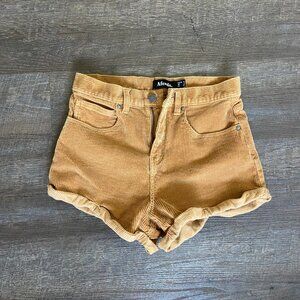 Afends Corduroy High-Waisted Shorts